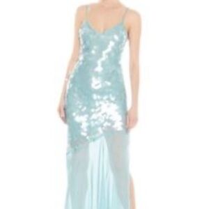 ISO Forever 21 Blue Sequin Prom Gown